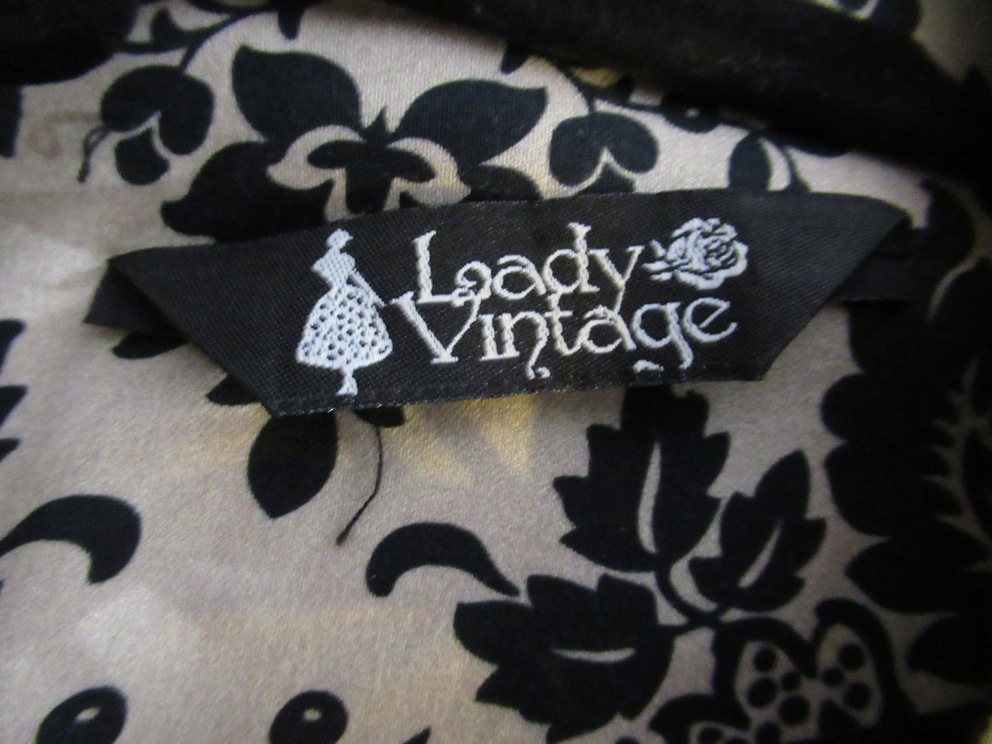 Fab black print cap sleeve dress